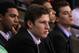 Drouin, seen here at Game 3 of the Stanley Cup Final, is being compared to a player he watched that night: Patrick Kane.