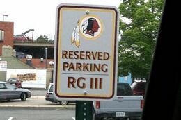 Arby's Reserves Robert Griffin III Parking Space Near Redskins Training Camp