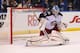 ST. LOUIS, MO - APRIL 5: Sergei Bobrovsky #72 of the Columbus Blue Jackets makes a save against the St. Louis Blues at the Scottrade Center on April 5, 2013 in St. Louis, Missouri. (Photo by Dilip Vishwanat/Getty Images)