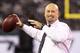 Oct. 8, 2012; East Rutherford, NJ, USA; ESPN announcer Trent Dilfer before the game between the New York Jets and the Houston Texans at MetLife Stadium. Mandatory Credit: Debby Wong-USA TODAY Sports