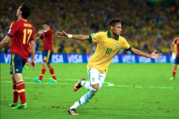 Confederations Cup Brazil Vs Spain . Highlights from Brazil vs. Spain in Confederations Cup ...