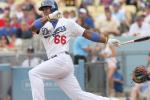 Only DiMaggio Tops Puig's 44 Hits in 1st Month