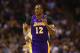 SAN ANTONIO, TX - APRIL 24: Dwight Howard #12 of the Los Angeles Lakers during Game Two of the Western Conference Quarterfinals of the 2013 NBA Playoffs at AT&T Center on April 24, 2013 in San Antonio, Texas. NOTE TO USER: User expressly acknowledges and agrees that, by downloading and or using this photograph, User is consenting to the terms and conditions of the Getty Images License Agreement. (Photo by Ronald Martinez/Getty Images)