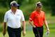 Colin Montgomerie plays with Bernhard Langer at Senior Players.