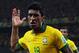 BELO HORIZONTE, BRAZIL - JUNE 26: Paulinho of Brazil celebrates scoring the winning goal to make the score 2-1 during the FIFA Confederations Cup Brazil 2013 Semi Final match between Brazil and Uruguay at Governador Magalhaes Pinto Estadio Mineirao on June 26, 2013 in Belo Horizonte, Brazil. (Photo by Michael Regan/Getty Images)