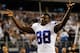 ARLINGTON, TX - DECEMBER 02: Wide receiver Dez Bryant #88 of the Dallas Cowboys taunts fans before the Dallas Cowboys take on the Philadelphia Eagles at Cowboys Stadium on December 2, 2012 in Arlington, Texas. (Photo by Tom Pennington/Getty Images)