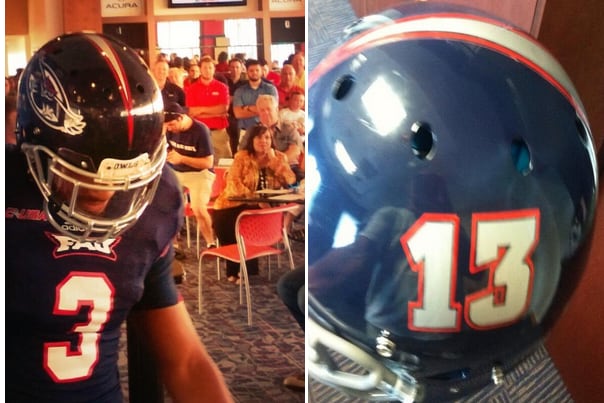 FAU Football: New Blue Helmets Unveiled (PHOTOS)