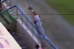 Watch: AAA 3B Flys Over Dugout Rail to Make Catch