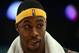 LOS ANGELES, CA - DECEMBER 28: Dwight Howard #12 of the Los Angeles Lakers smiles during a timeout in the game against the Portland Trail Blazers at Staples Center on December 28, 2012 in Los Angeles, California. The Lakers won 104-87. NOTE TO USER: User expressly acknowledges and agrees that, by downloading and or using this photograph, User is consenting to the terms and conditions of the Getty Images License Agreement. (Photo by Harry How/Getty Images)