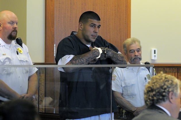 Report: Aaron Hernandez Moved to Solitary Confinement