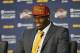 Former UNLV big man Anthony Bennett is introduced to the Cleveland media.