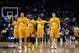 From left: Jarrett Jack, David Lee, Carl Landry, Stephen Curry, Klay Thompson