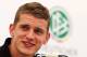 GDANSK, POLAND - JUNE 18: Lars Bender of Germany attends a press conference ahead of their UEFA EURO 2012 Quarter-final match against Greece, at the Germany press centre on June 18, 2012 in Gdansk, Poland. (Photo by Joern Pollex/Getty Images)