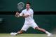 LONDON, ENGLAND - JULY 01: Novak Djokovic of Serbia in action during the Gentlemen's Singles fourth round match against Tommy Haas of Germany on day seven of the Wimbledon Lawn Tennis Championships at the All England Lawn Tennis and Croquet Club on July 1, 2013 in London, England. (Photo by Mike Hewitt/Getty Images)