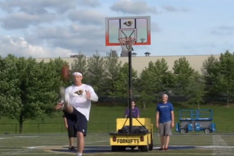 St. Louis Rams Punter Made a Trick-Shot Video with Dude Prefect