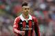 MILAN, ITALY - MAY 05: Stephan El Shaarawy of AC Milan looks dejected during the Serie A match between AC Milan and Torino FC at San Siro Stadium on May 5, 2013 in Milan, Italy. (Photo by Valerio Pennicino/Getty Images)