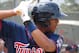 Jun 18, 2013; Dayton, OH, USA; West outfielder Byron Buxton during the Midwest League-All Star Game at Fifth Third Field. Mandatory Credit: David Kohl-USA TODAY Sports