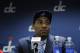 Jun 28, 2013; Washington, DC, USA; Washington Wizards rookie Otto Porter Jr. speaks to the media after being drafted with the third pick in the first round of the 2013 NBA Draft during a press conference at Verizon Center . Mandatory Credit: Rafael Suanes-USA TODAY Sports