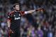 MADRID, SPAIN - NOVEMBER 06: Iker Casillas of Real Madrid reacts during the UEFA Champions League Group D match between Real Madrid and Borussia Dortmund at Estadio Santiago Bernabeu on November 6, 2012 in Madrid, Spain. (Photo by Denis Doyle/Getty Images)
