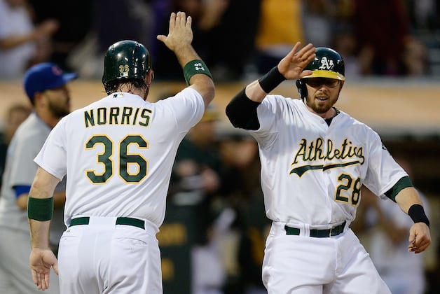It's D-No-Myte — A's Beat Cubs 8-7 on Norris HR
