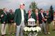 WHITE SULPHUR SPRINGS, WV - JULY 8: Ted Potter, Jr. stands with the championship trophy after winning the Greenbrier Classic at the Old White TPC on July 8, 2012 in White Sulphur Springs, West Virginia. (Photo by Hunter Martin/Getty Images)
