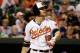 BALTIMORE, MD - JUNE 25: Chris Davis #19 of the Baltimore Orioles follows his two RBI home run in the seventh inning of the Orioles 6-3 win over the Cleveland Indians at Oriole Park at Camden Yards on June 25, 2013 in Baltimore, Maryland. (Photo by Rob Carr/Getty Images)