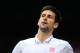 LONDON, ENGLAND - JULY 03: Novak Djokovic of Serbia looks on during the Gentlemen's Singles quarter-final match against Tomas Berdych of Czech Republic on day nine of the Wimbledon Lawn Tennis Championships at the All England Lawn Tennis and Croquet Club at Wimbledon on July 3, 2013 in London, England. (Photo by Mike Hewitt/Getty Images)