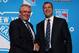 NEW YORK, NY - JUNE 21: Glen Sather, New York Rangers President and General Manager and Alain Vigneault Head Coach of the New York Rangers pose for a photo during a press conference at Radio City Music Hall on June 21, 2013 in New York City. (Photo by Mike Stobe/Getty Images)