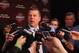 NEWARK, NJ - JUNE 30: Dave Nonis, GM of the Toronto Maple Leafs speaks with the media during the 2013 NHL Draft at the Prudential Center on June 30, 2013 in Newark, New Jersey. (Photo by Mike Stobe/Getty Images)
