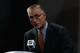 NEWARK, NJ - JUNE 30: General Manager Paul Holmgren of the Philadelphia Flyers speaks during the 2013 NHL Draft at the Prudential Center on June 30, 2013 in Newark, New Jersey. (Photo by Bruce Bennett/Getty Images)