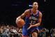 NEW YORK, NY - DECEMBER 23: Evan Turner #12 of the Philadelphia 76ers dribbles the ball against the Brooklyn Nets at Barclays Center on December 23, 2012 in the Brooklyn borough of New York City. NOTE TO USER: User expressly acknowledges and agrees that, by downloading and/or using this photograph, user is consenting to the terms and conditions of the Getty Images License Agreement. (Photo by Bruce Bennett/Getty Images)