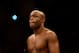 Jul. 7, 2012; Las Vegas, NV, USA; UFC fighter Anderson Silva during a middleweight bout in UFC 148 at the MGM Grand Garden Arena. Mandatory Credit: Mark J. Rebilas-USA TODAY Sports