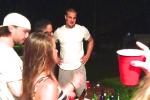 Gronk Reemerges at Wild Fourth of July BBQ