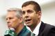Brad Stevens was introduced as the Boston Celtics head coach on Friday.