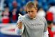 FOXBORO, MA - JANUARY 13: J.J. Watt #99 of the Houston Texans looks on while warming up before playing against the New England Patriots during the 2013 AFC Divisional Playoffs game at Gillette Stadium on January 13, 2013 in Foxboro, Massachusetts. (Photo by Jim Rogash/Getty Images)