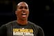 LOS ANGELES, CA - APRIL 17: Dwight Howard #12 of the Los Angeles Lakers shouts during warm ups for the game with the Houston Rockets at Staples Center on April 17, 2013 in Los Angeles, California. The Lakers won 99-95 in overtime. NOTE TO USER: User expressly acknowledges and agrees that, by downloading and or using this photograph, User is consenting to the terms and conditions of the Getty Images License Agreement. (Photo by Stephen Dunn/Getty Images)