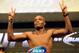 Jul 5, 2013; Las Vegas, NV, USA; Anderson Silva weighs-in for his UFC fight at the Mandalay Bay Event Center. Silva takes on Chris Weidman at the MGM Grand Garden Arena July 6. Mandatory Credit: Jayne Kamin-Oncea-USA TODAY Sports