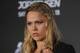 April 13, 2013; Las Vegas, NV, USA; Ronda Rousey poses for photographs following the TUF 17 Finale at the Mandalay Bay Events Center. Mandatory Credit: Gary A. Vasquez-USA TODAY Sports