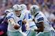 Tony Romo handing off to DeMarco Murray