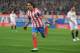 MADRID, SPAIN - NOVEMBER 25: Radamel Falcao of Club Atletico de Madrid celebrates after scoring his team's opening goal during the La Liga match between Club Atletico de Madrid and Sevilla FC at Vicente Calderon Stadium on November 25, 2012 in Madrid, Spain. (Photo by Denis Doyle/Getty Images)