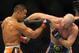 Jul 6, 2013; Las Vegas, NV, USA; Mark Munoz and Tim Boetsch during their Middleweight Bout at the MGM Grand Garden Arena. Mandatory Credit: Jayne Kamin-Oncea-USA TODAY Sports