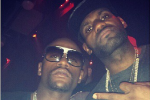 Floyd Parties with LeBron James