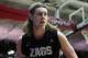Jan 5, 2013; Santa Clara, CA, USA; Gonzaga Bulldogs forward Kelly Olynyk (13) after a play against the Santa Clara Broncos during the second half at Leavey Center. The Gonzaga Bulldogs defeated the Santa Clara Broncos 81-74. Mandatory Credit: Kelley L Cox-USA TODAY Sports
