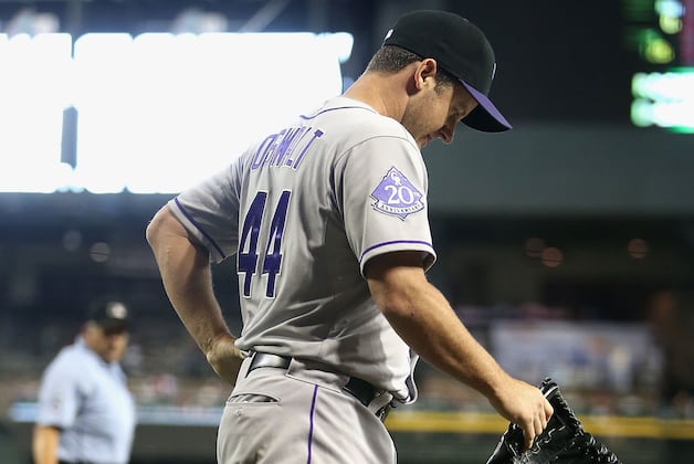 Carlos Gonzalez, Roy Oswalt injured as reeling Rockies swept in Arizona