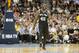 Apr 10, 2013; Denver, CO, USA; San Antonio Spurs center DeJuan Blair (45) during the first half against the Denver Nuggets at the Pepsi Center. Mandatory Credit: Chris Humphreys-USA TODAY Sports