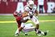 TUSCALOOSA, AL - NOVEMBER 10: Wide receiver Mike Evans #13 of the Texas A&M Aggies is tackled by cornerback John Fulton #10 of the Alabama Crimson Tide during the game at Bryant-Denny Stadium on November 10, 2012 in Tuscaloosa, Alabama. (Photo by Mike Zarrilli/Getty Images)