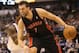 DALLAS, TX - NOVEMBER 07: Andrea Bargnani #7 of the Toronto Raptors at American Airlines Center on November 7, 2012 in Dallas, Texas. NOTE TO USER: User expressly acknowledges and agrees that, by downloading and or using this photograph, User is consenting to the terms and conditions of the Getty Images License Agreement. (Photo by Ronald Martinez/Getty Images)
