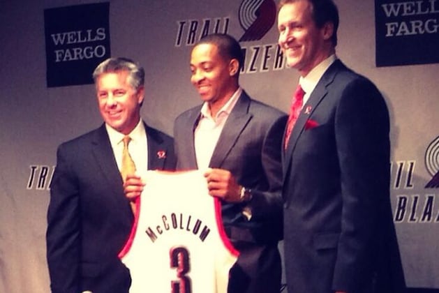 Blazers Introduce 1st Round Pick McCollum