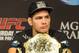 Jul 6, 2013; Las Vegas, NV, USA; Chris Weidman during the post fight press conference at the MGM Grand Garden Arena. Weidman defeated Anderson Silva for the Middleweight Chamionship in a TKO in the second round. Mandatory Credit: Jayne Kamin-Oncea-USA TODAY Sports