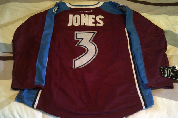 Avs' Seth Jones Jersey Being Sold on Ebay
